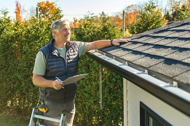 Professional Hail Damage Roof Repair technician working in Draper, UT